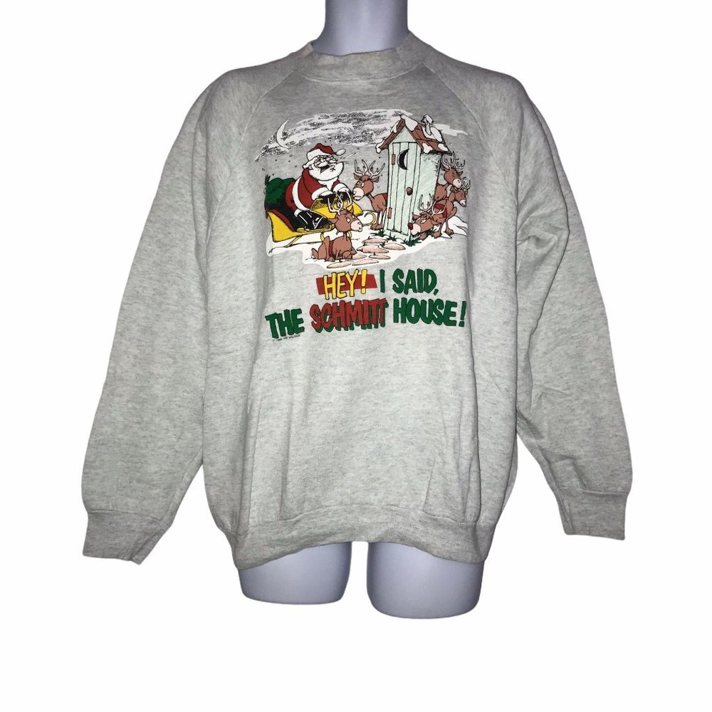 The Wild Side Vintage Christmas Sweatshirt XL